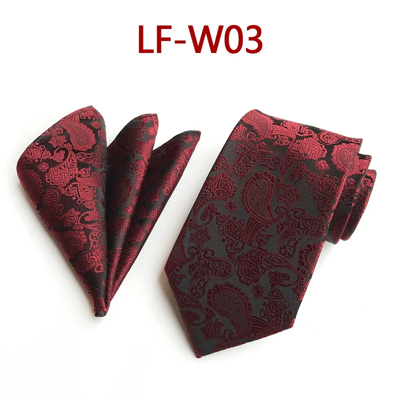 Cà Vạt Tím Hanky Bộ Cho Nam Cổ Điển Họa Tiết Paisley Họa Tiết Phụ Kiện Phù Hợp Với Hình Thức Quà Tặng Đám Cưới Cho Con Người