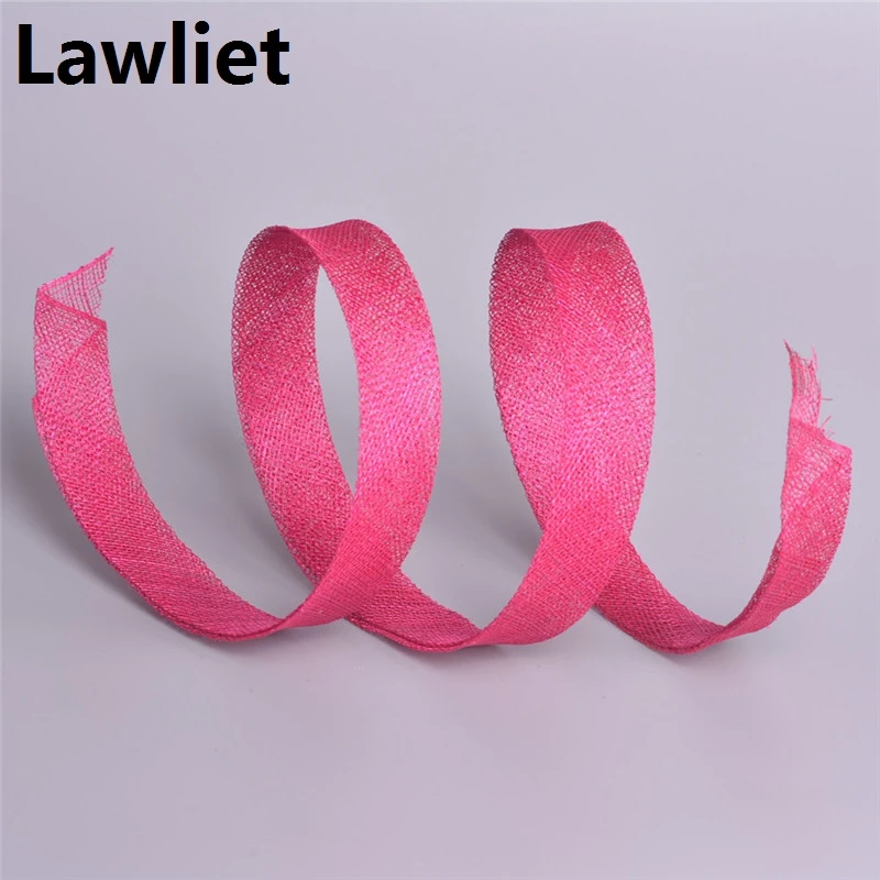 

2pcs B083 3cm Handmade Sinamay Bias Binding Tape Trim Ribbon Millinery Hat Fascinator