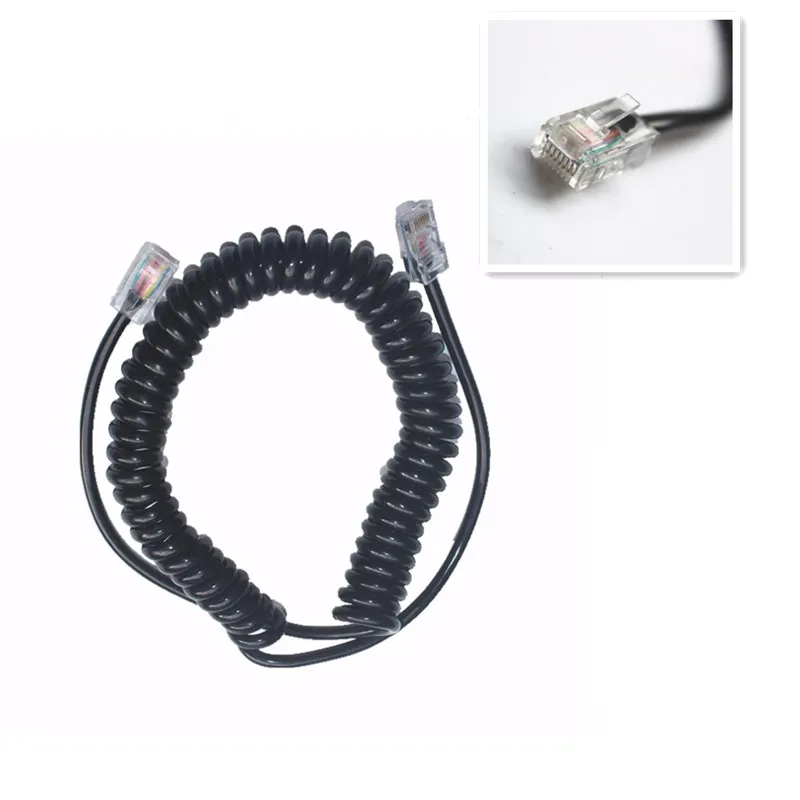 5 stks OPC-1153 Mic Kabel Cord voor Ic Auto Radio Speaker Microfoon HM-98 HM-133 HM-133V HM-133S voor IC-207H IC-2720H IC-E880 etc