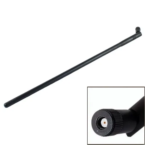 2.4G 2.4GHz RP-SMA Male WiFi Wireless Antenna Cable Linksys D-link 20dBi Black G07