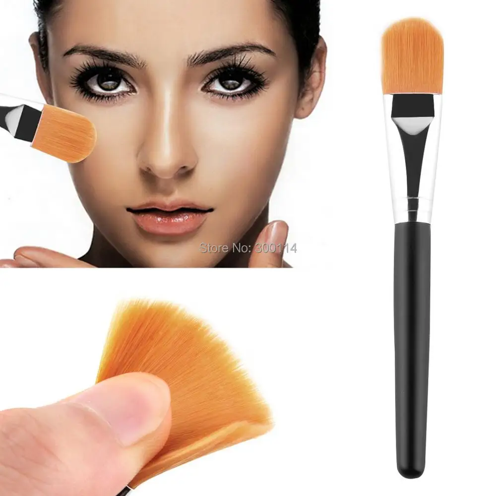 Wholesale 500pcs 3 colors Daily Makeup Cosmetic Brush Single Blusher Universal Powder Foundation Brush Mask Brush Free Shipping