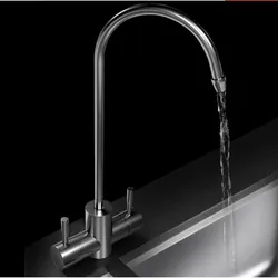 Direct drinking Faucet 304 Stainless Steel Lead-free Kitchen Drinking Water Tap For Filter Purify System such as Reverse Osmosis