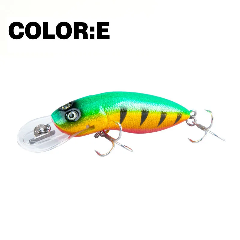 Mr.Charles MR39S  lure , 70mm/9.3g high quality minnow hard bait 0-1.0M Floating 3D Eyes Fishing Tackle