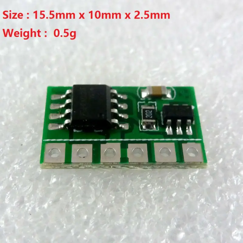 DC 2.5V-6V 3V 5V 6A Bistable Flip-Flop Latch Switch Circuit Module Button Trigger LED Relay Motor