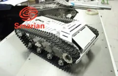 Official smarian RC Metal Robot Tank Car Chassis Kit with Metal Track Tracked Vehicle Big Size Large Load Caterpillar Crawler