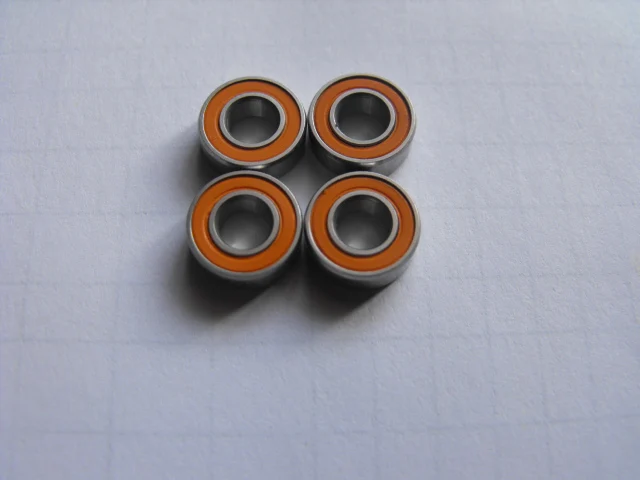 

6/10pcs S6800-2RS 10x19x5 mm ABEC-5 Stainless Steel hybrid Si3n4 ceramic bearing S61800