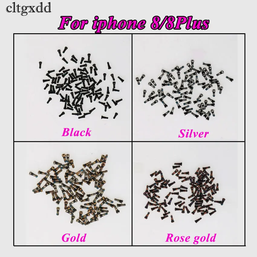 cltgxdd 1Piece Five Pointed Star Screw For iPhone 7 8 8P Plus X Pentacle Screw Set bottom screw Parts