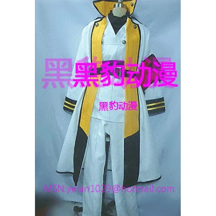 

Hakuouki Demon of the Fleeting Blossom Shinsengumi Kitan Kazama Chikage Uniform Outfit Anime Cosplay Costume H020