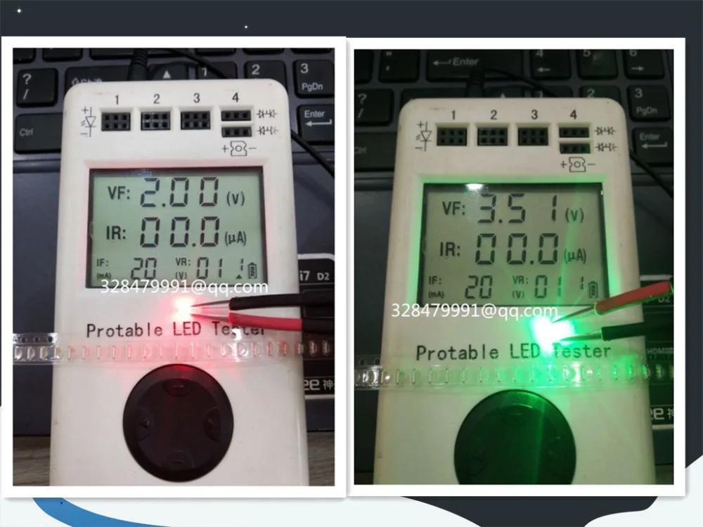 (1000 шт./лот) SMD LED 1204 красный зеленый двухцветный светодиод с боковым излучением высокая яркость светоизлучающая трубка 1206 Led 3,2*1,5 Everlight