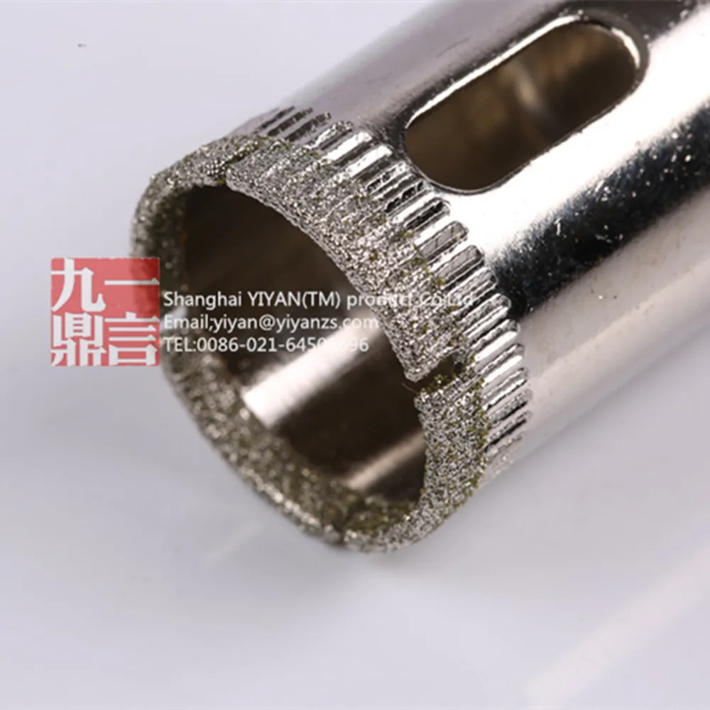 2pcs/lot 35mm diamond core bit for glass marble tile porcelain shell hole cutting use hole saw factory direct sale