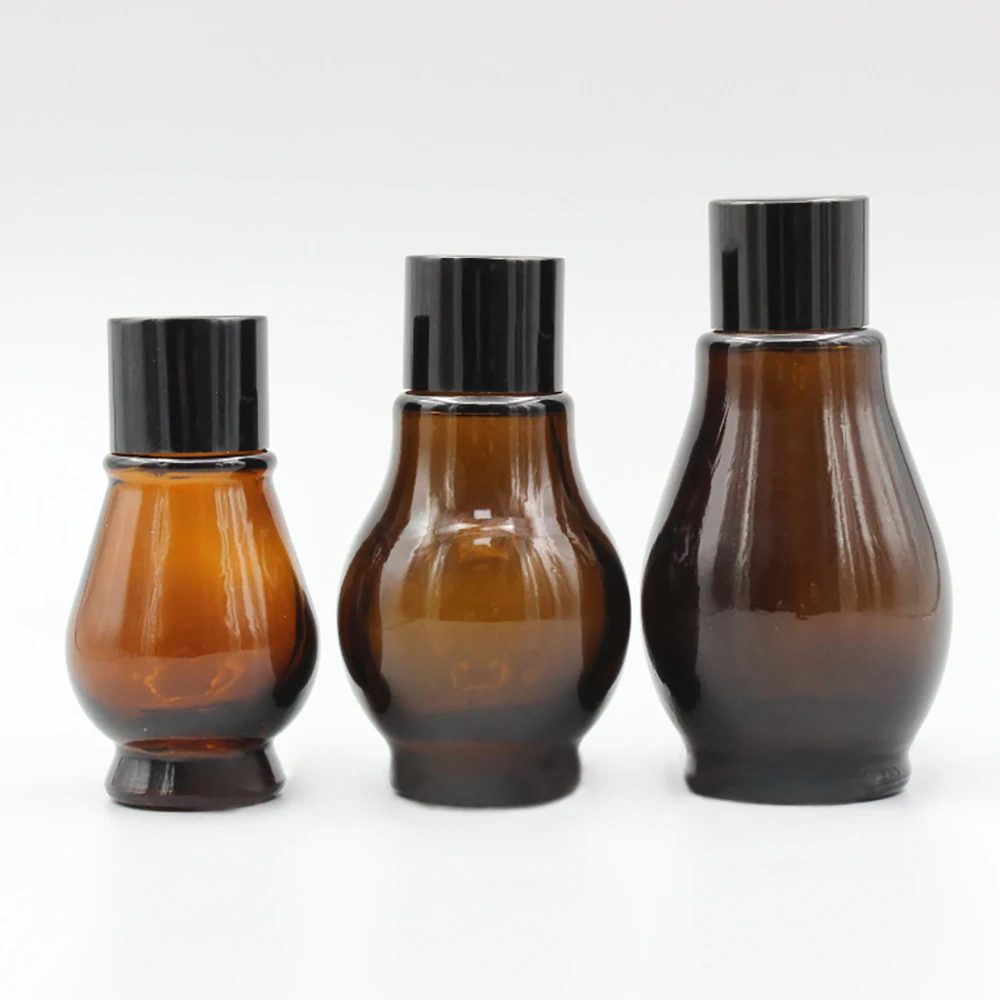 

Skincare cosmetic container amber ground shape 30ml essential oil glass dropper bottle suppliers