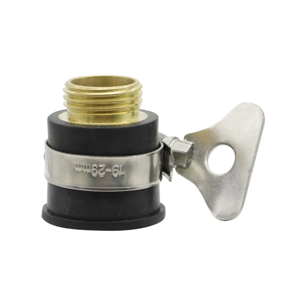 Adapter do kranu zewnętrznego Nawadnianie ogrodu Złącza kranowe o średnicy 15-20 mm z gwintem zewnętrznym 1/2" Złącze wodne