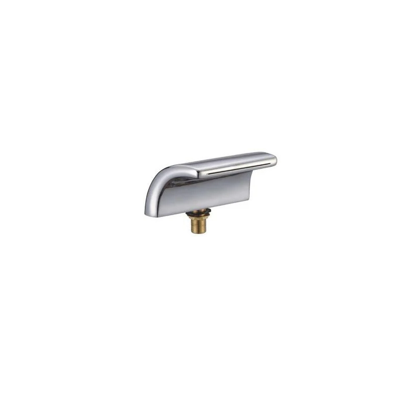 

American Deck-Mounted bathtub faucet waterfall water tap bibcock, Copper chrome plated bathroom bathtub split faucet