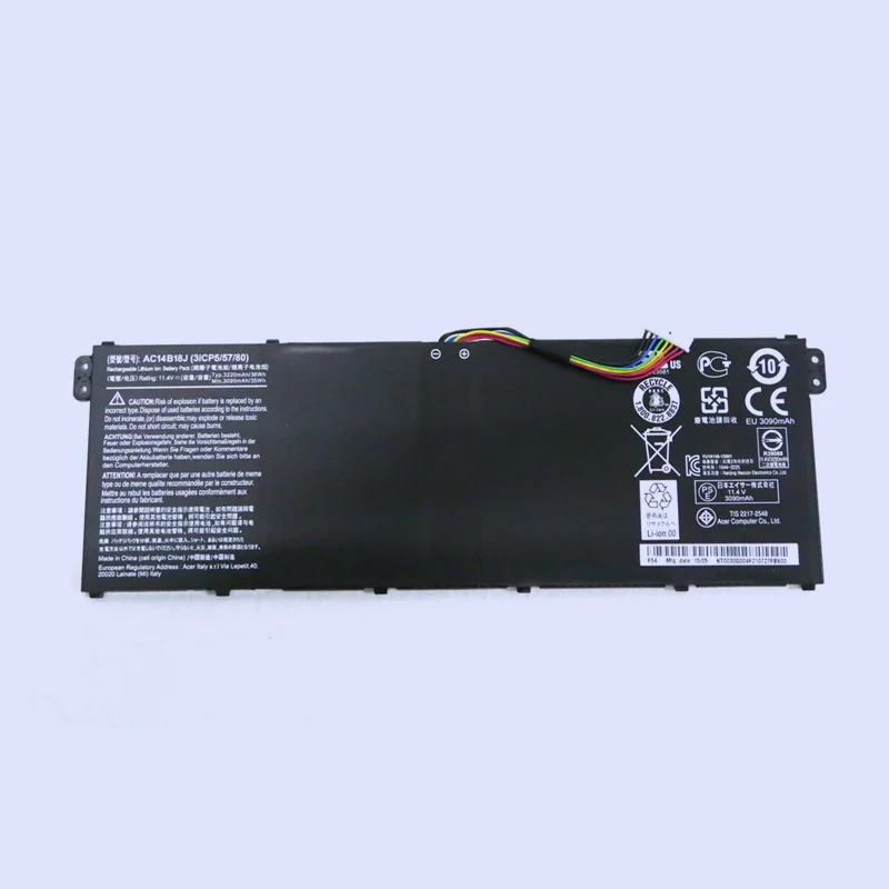 New Laptop replacement Li-ion Battery for Acer Aspire AC14B18J MS2394 EX2519 N15W4 E3-111 E3-112 E3-112M ES1-531 3220mAh