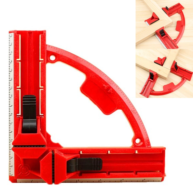 90 Degree Adjustable Angle Clamp Right Angle Clip Plastic Corner Wooden Clamp Picture Frame Carpentry Clamps for Woodworking