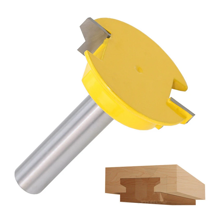 RCT 1/2'' Shank Drawer Lock Joint Router Bit Woodworking Milling Cutters For Carpenter Drawer Wood Plug Locker Cutting Tools
