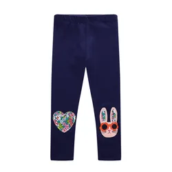 Metri da salto Applique Leggings per ragazze autunno primavera pantaloni Skinny abbigliamento per bambini pantaloni a matita di vendita caldi pantaloni legging per ragazza