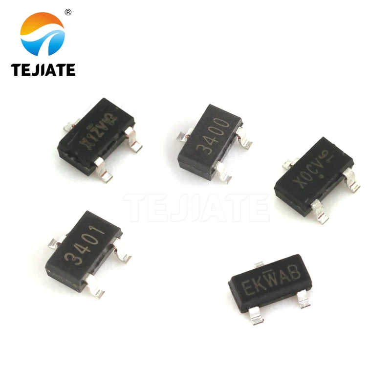 50PCS MOSFET AO3400 AO3401/2N7002/S12301DS N Channel MOSFET SOT23 IRLML6402TRPBF