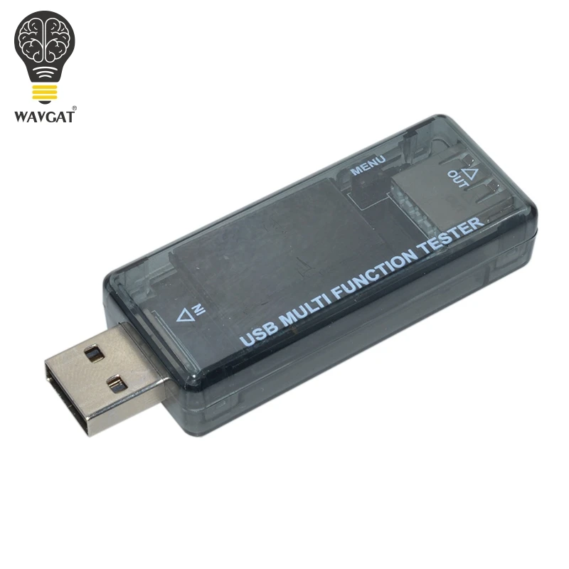 WAVGAT USB tester DC voltage and current detection QC2.0 3.0 power bank charger indicator DC Digital voltmeter amperimetro cur