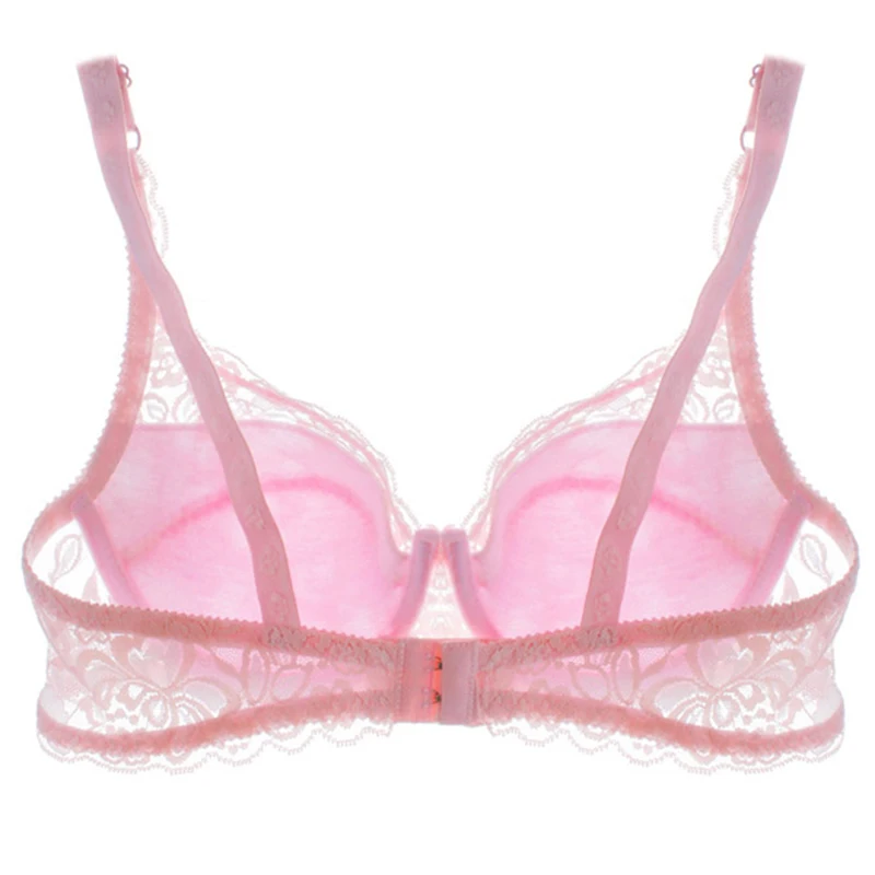 Nové sexy krajkové bralette podprsenky pro ženy spodní prádlo push-up podprsenka ultra tenké pohodlné prodyšné podprsenky plus size dámské spodní prádlo bh - náhled 2