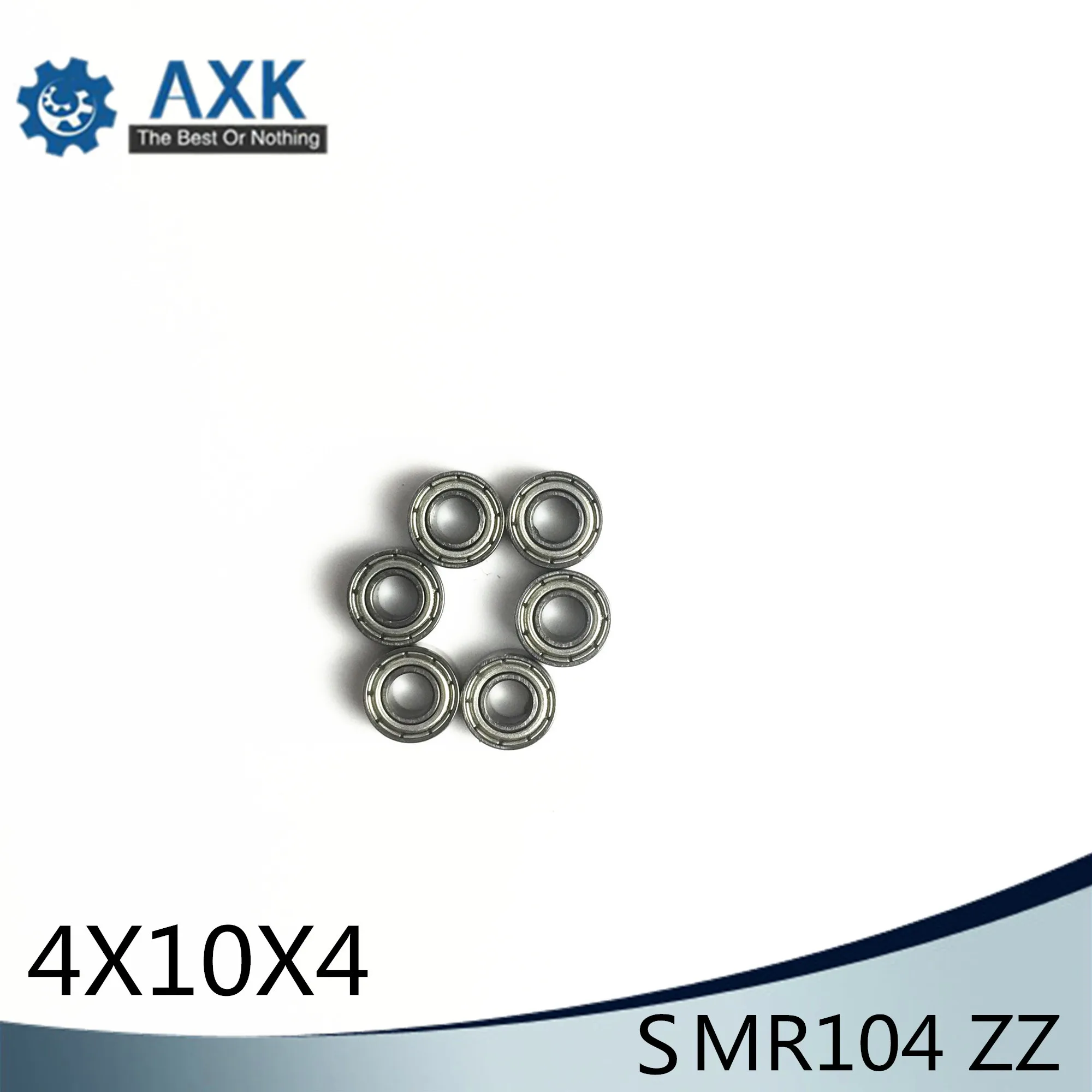 SMR104ZZ Bearing 4*10*4 mm ( 100PCS ) ABEC-1 Stainless Steel Ball Bearings Shielded  SMR104Z SMR104 Z ZZ