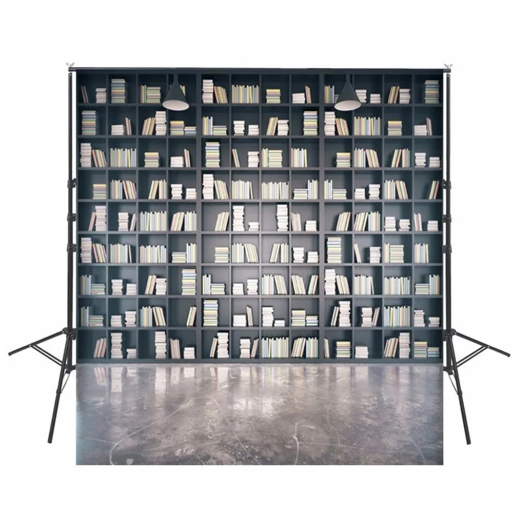 Книжная полка для школьных библиотеки фоны для фотосъемки печатные книги дети свадьба фотосессия фоны для студии