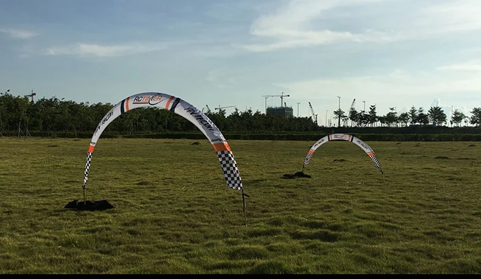 200x120cm Smart FPV Da Corsa Cancelli Rctimer e BeeRotor LOGO Mini Forma Ad Arco Cancello Aste In Fibra di Vetro Sottile gioco di formazione SG220120