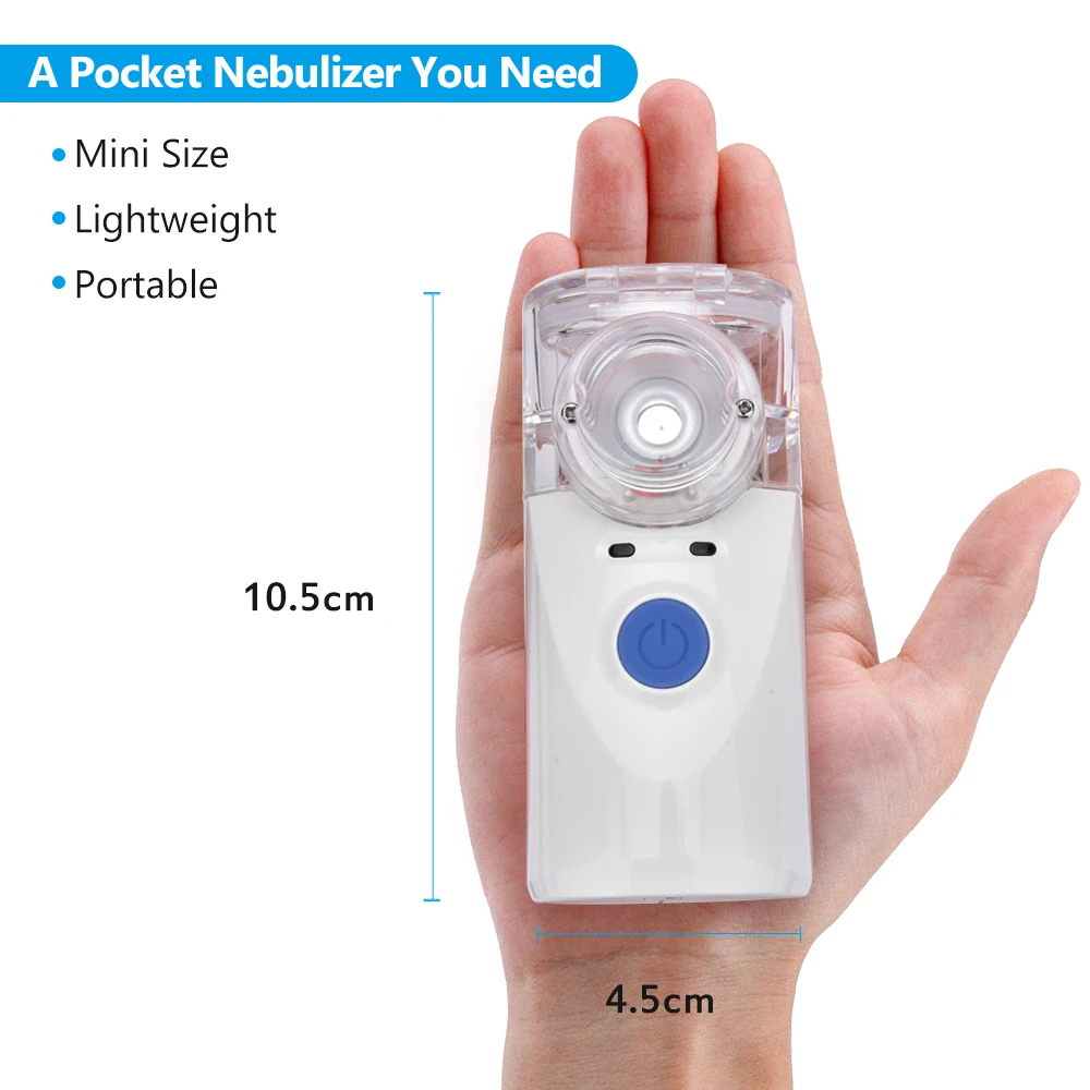 Home Ultrasonic Nebulizer Portable Inhalers Nebulizer Mist Discharge Asthma Inhaler Mini Automizer Humidifier Health Care Tool