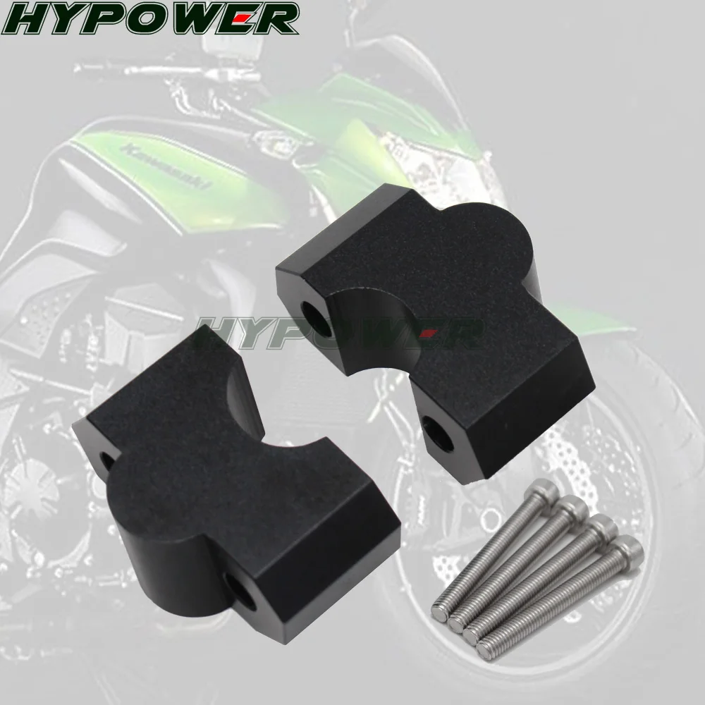 Handlebar Bar Riser Adapter For KAWASAKI  Z1000 Z750 Motorcycle Accessories Increase Height Adapte