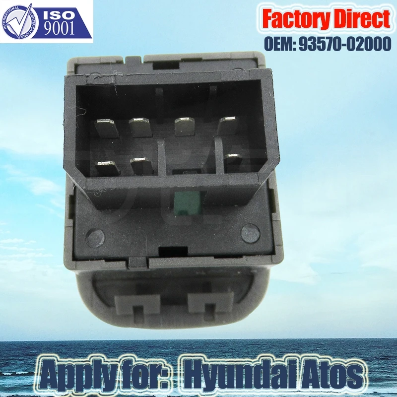 Factory Direct Auto Power Window Switch Apply for Hyundai Atos master power window switch 93570-02000