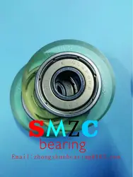 SMZC Rubber Coated Bearings 608ZZ  bearing using pad printer  ,PU Bearing,wear-resisting,Shock absorption,bearing size:8*30*7