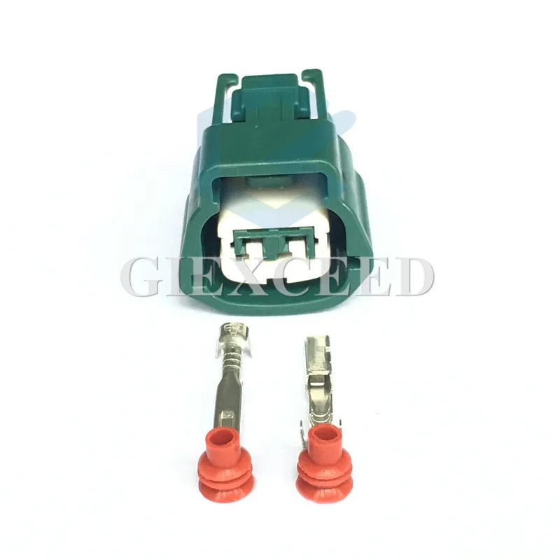 2 Sets 2 Pin AC Assembly 6189-0775 RS 090 Series Automotive Connector Female Socket With Pins And Seals