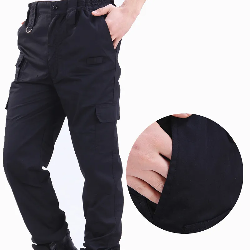 Cargo Pant Men Black Pants Military Style Casual Pantalones WinterTactical Pants Police Security Duty Work Trouser Army Overalls