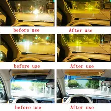 Car Sunshade Day Night Visor Anti-glare Clip #4