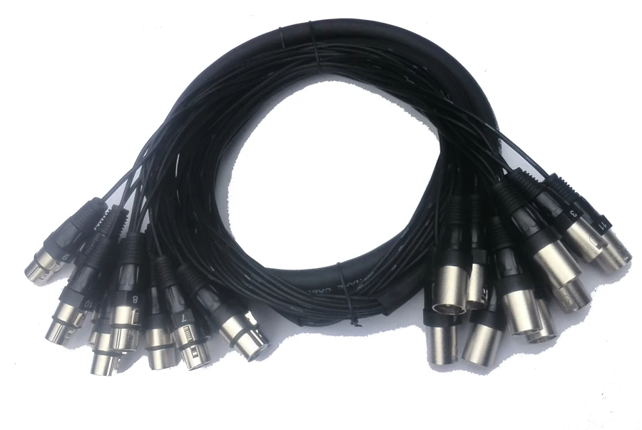 KUILONG multicore cable 12 Channel XLR PA Pro Audio Stage Snake Patch Cable snake cable