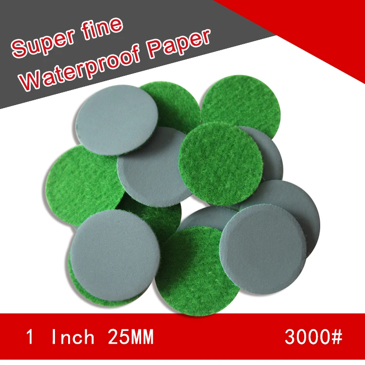 56PCS 1 Inch Flocking Waterproof Sandpaper Abrasive Paper Self-adhesive Wet & Dry for Sanding Polishing Power Tools Accessories