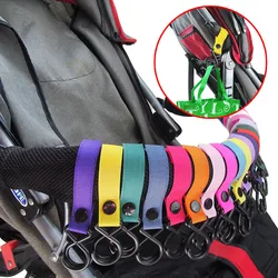 Accesorios para cochecito de bebé, gancho para carro, multiusos, conveniente, rotación de 360 grados, ganchos colgantes, I0148