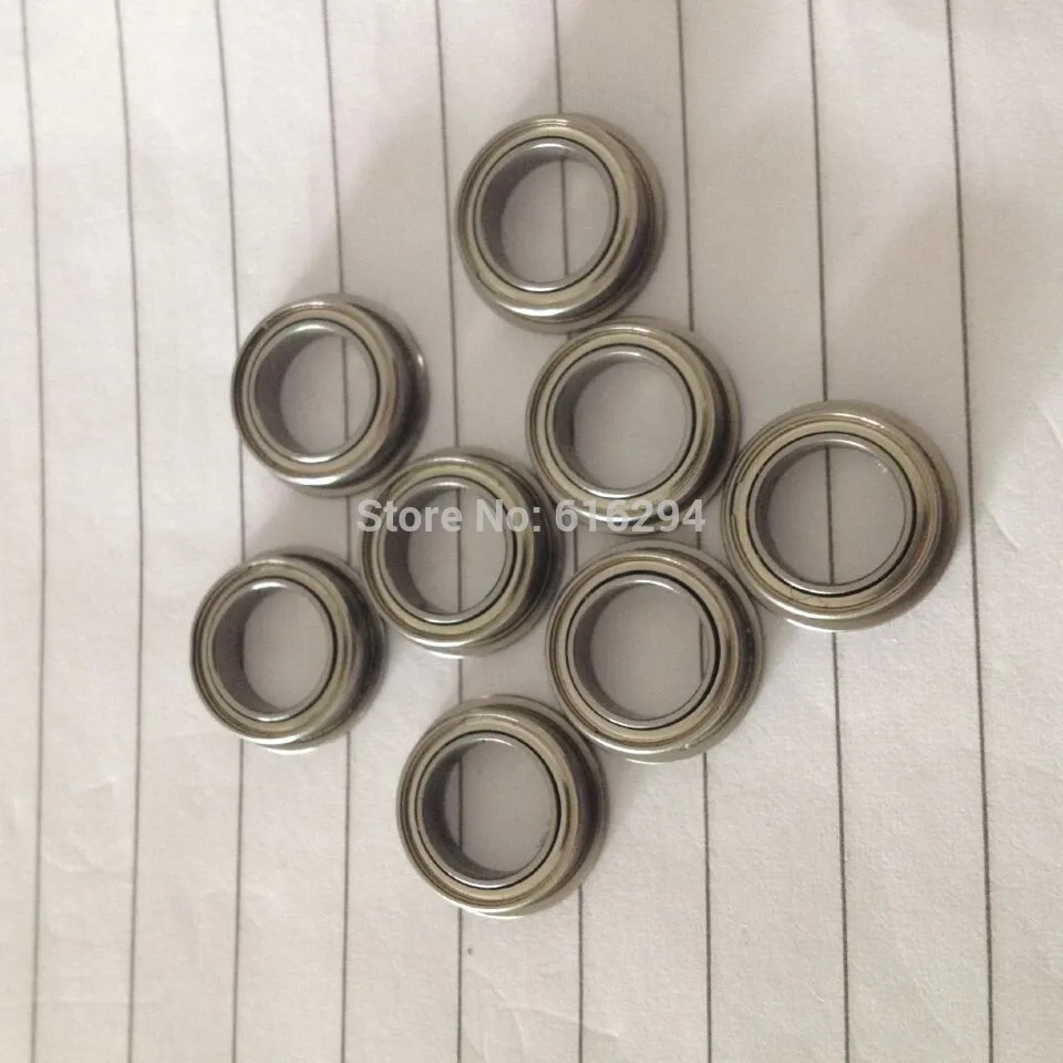 10 PCS   MF128ZZ flange ball bearing  (8*12*3.5 )  P6  MF128ZZ bearing--  free shipping high quality