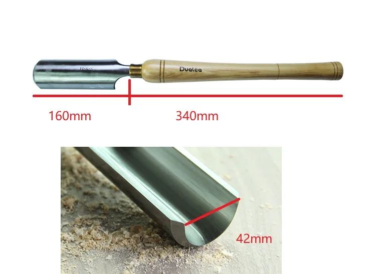 New 1Pcs Woodworking Roughing Semicircle Knife Tools Billet knife wood carving Carpenter Wood Turning Tools