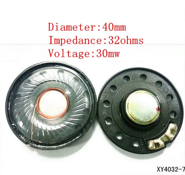 40 مللي متر وحدة اللغة 32 أوم ل المتعلم 2 قطعة