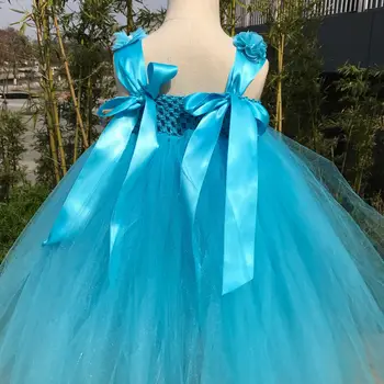 10 best sales Vestido turquesa para meninas - №4