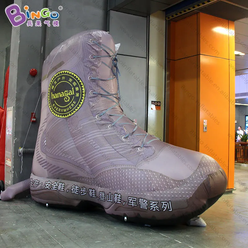 Hot Sale 3M High Customized Inflatable Shoe for Advertising Promotional Boots for Outdoor Event, Show Events Toy