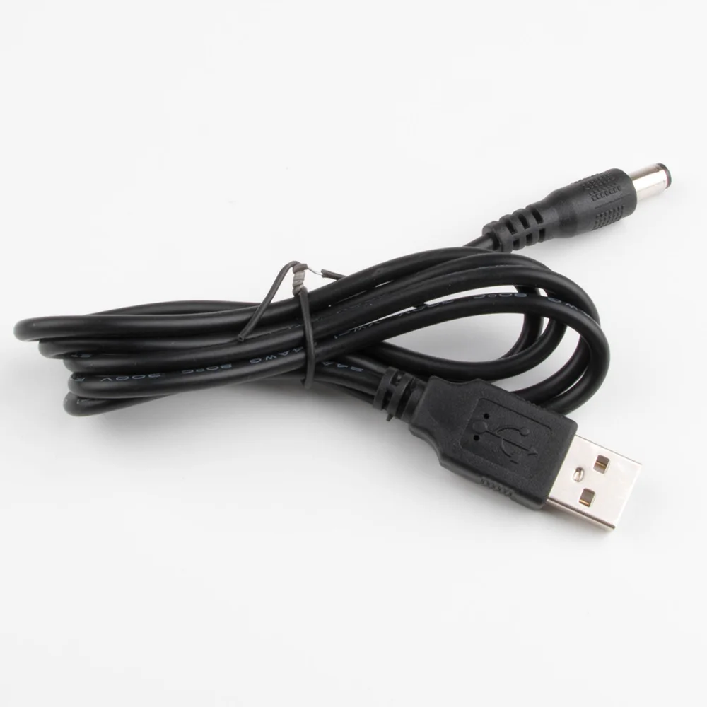 USB to DC Barrel Power Cable 5.5*2.1mm 5.5x2.1mm Plug DC Power Adapter Cord