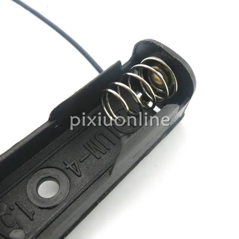 Brand New J080b 1.5V Supply Black Plastic Battery Box Contain 1 AAA Battery with Wire DIY Parts Sell at a Loss