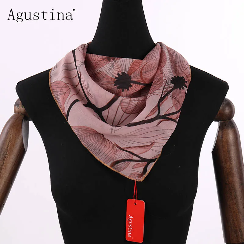 2021 chiffon summer women luxury brand fashion 60*60 square scarf scarves femme for ladies Shawl wraps scarfs Buff on neck