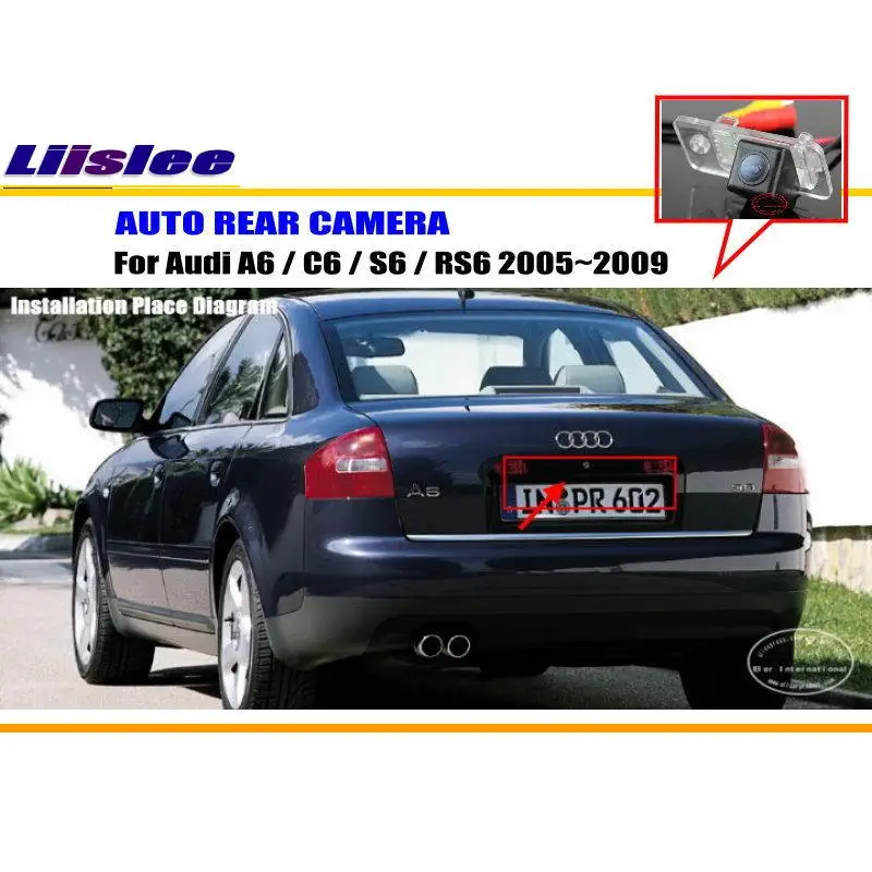 

For Audi A6/C6/S6/RS6 2005-2009 Car Rearview Rear View Camera Backup Parking Back AUTO HD CCD CAM Accessories Kit