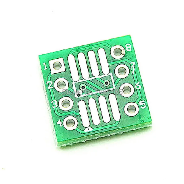 Free shipping 10PCS TSSOP8 SSOP8 SOP8 to DIP8 Transfer Board DIP Pin Board Pitch Adapter NEW