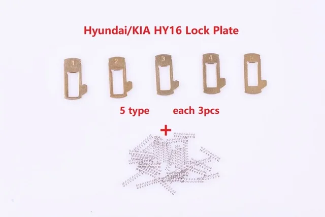 15pcs/lot HY16 Car Lock Reed Locking core Spring For Hyundai Lantra Freddy K2 K3 Car Lock Tablets Lock Spring Locking Reed Free