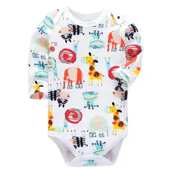 Baby Boys Bodysuit Newborn Babies Girls Body 3 6 9 12 18 24 Months Infant Long Sleeve Bodysuits