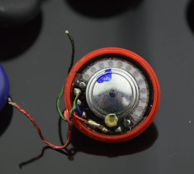 original Double moving coil unit 15mm speaker unit HIFI PB unit disassembled speaker 2pcs